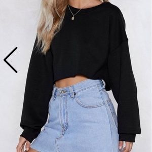 BRAND NEW NASTY GAL CROPPED SWEATER